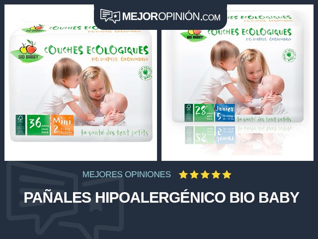 Pañales Hipoalergénico Bio Baby