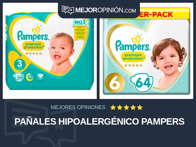 Pañales Hipoalergénico Pampers