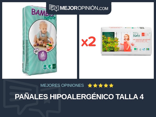 Pañales Hipoalergénico Talla 4