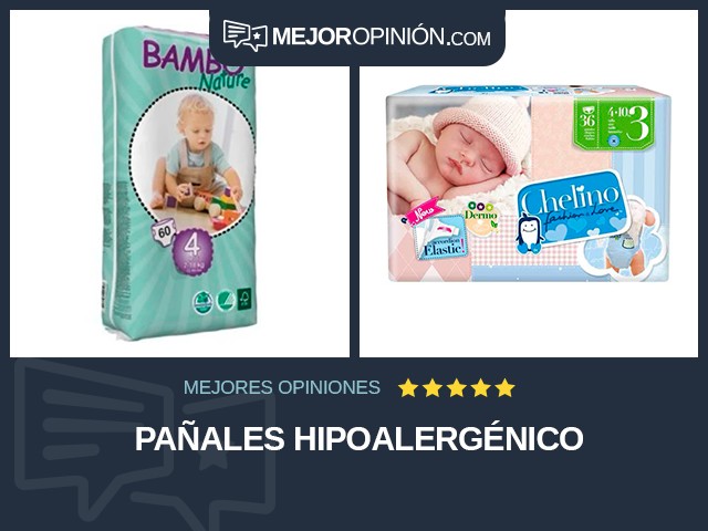 Pañales Hipoalergénico