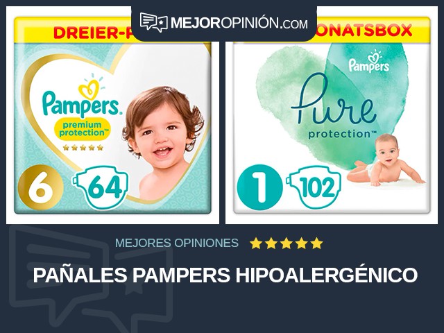 Pañales Pampers Hipoalergénico