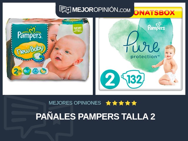 Pañales Pampers Talla 2