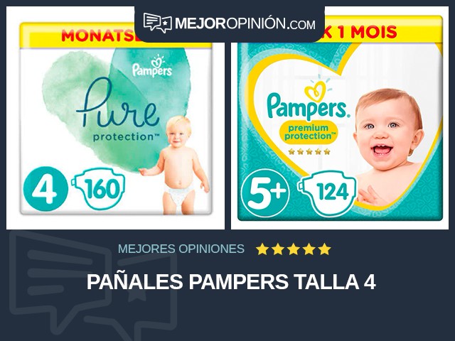 Pañales Pampers Talla 4