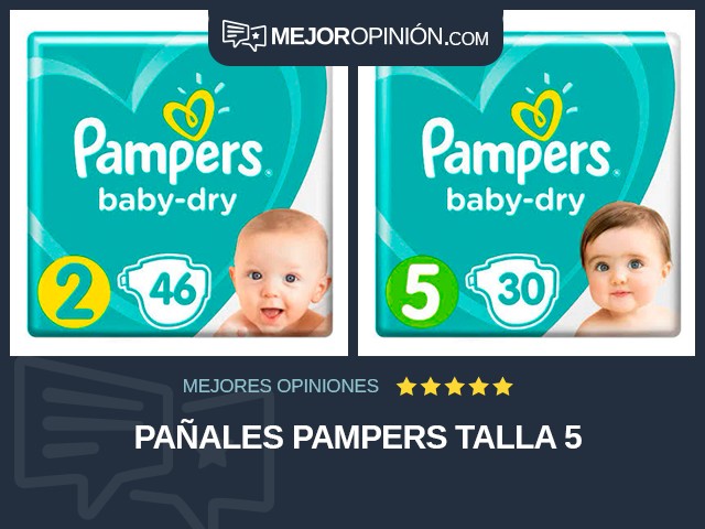 Pañales Pampers Talla 5