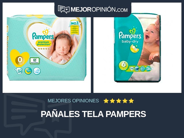 Pañales Tela Pampers