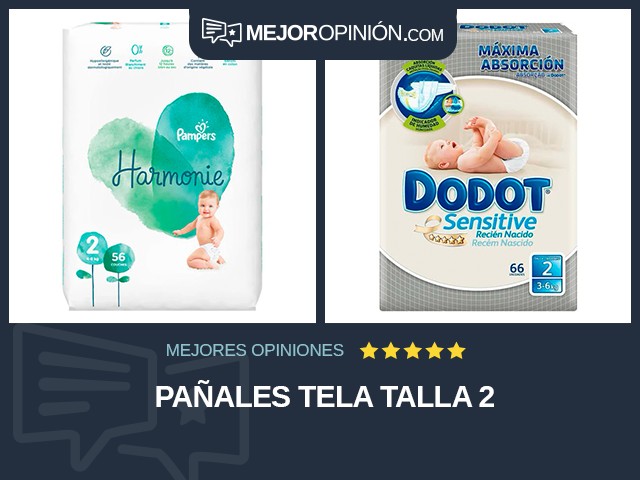 Pañales Tela Talla 2