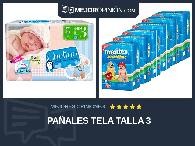 Pañales Tela Talla 3