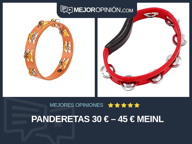 Panderetas 30 € – 45 € MEINL