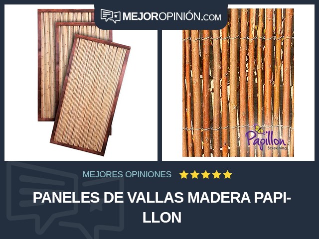 Paneles de vallas Madera Papillon