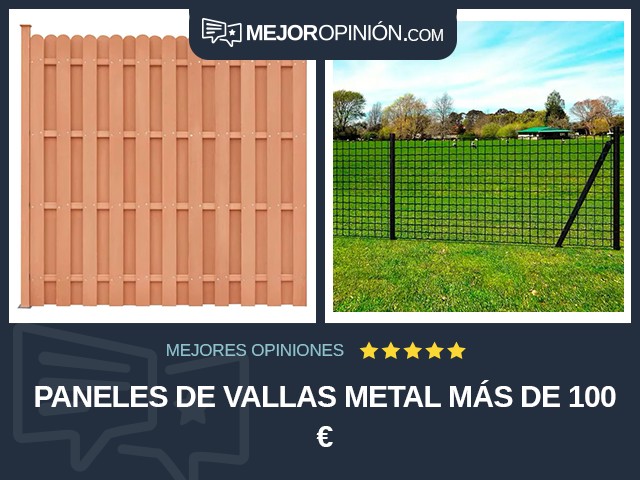 Paneles de vallas Metal Más de 100 €