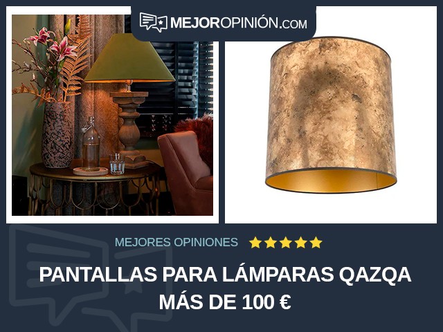 Pantallas para lámparas QAZQA Más de 100 €