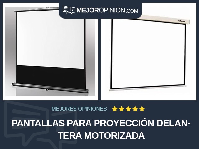 Pantallas para proyección Delantera Motorizada