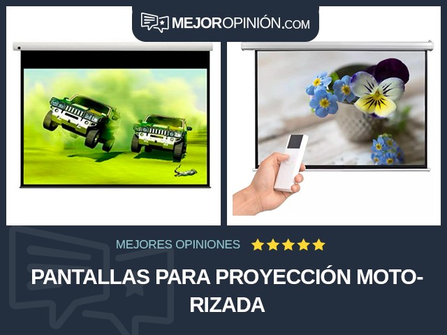 Pantallas para proyección Motorizada