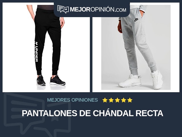 Pantalones De chándal Recta
