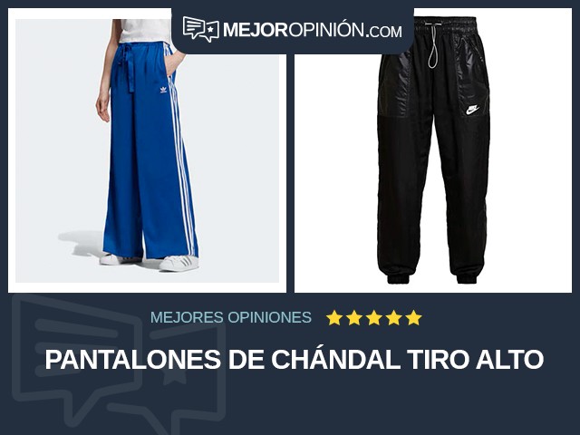 Pantalones De chándal Tiro alto
