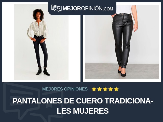 Pantalones de cuero tradicionales Mujeres