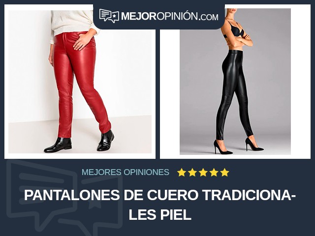 Pantalones de cuero tradicionales Piel