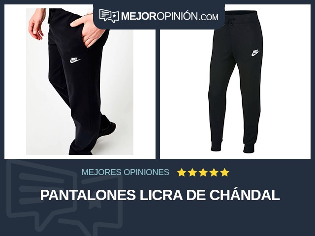 Pantalones Licra De chándal