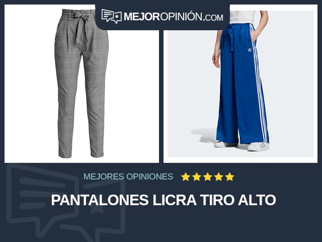 Pantalones Licra Tiro alto