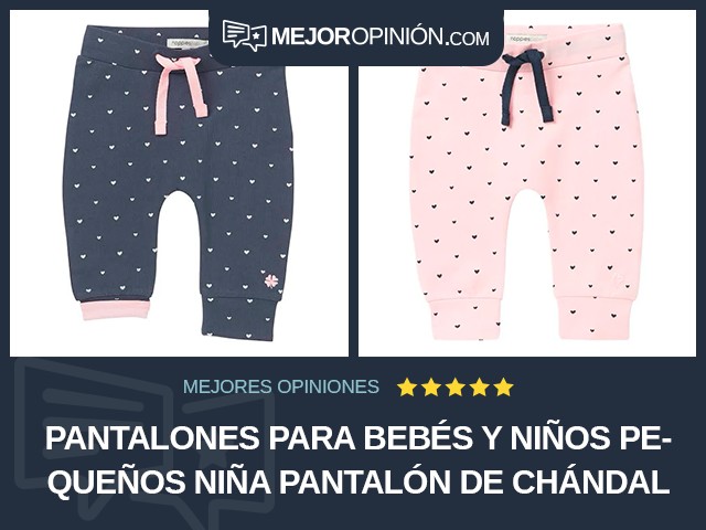 Pantalones para bebés y niños pequeños Niña Pantalón de chándal