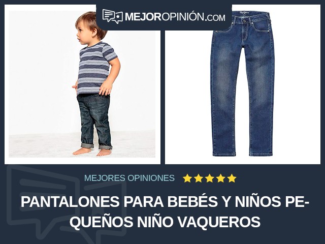 Pantalones para bebés y niños pequeños Niño Vaqueros