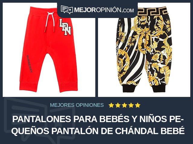 Pantalones para bebés y niños pequeños Pantalón de chándal Bebé