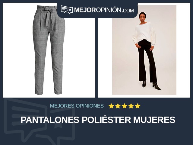 Pantalones Poliéster Mujeres
