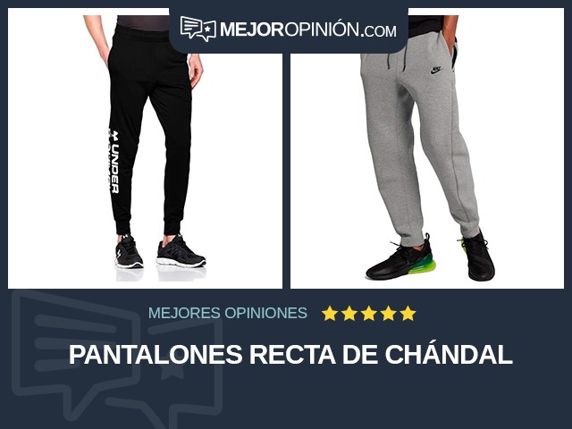 Pantalones Recta De chándal