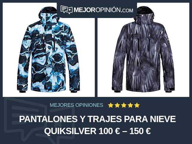 Pantalones y trajes para nieve Quiksilver 100 € – 150 €