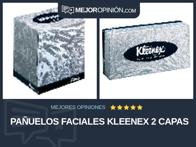 Pañuelos faciales Kleenex 2 capas