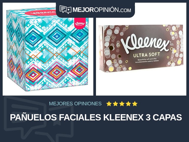 Pañuelos faciales Kleenex 3 capas