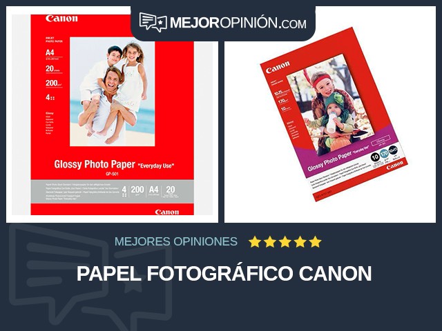 Papel fotográfico Canon