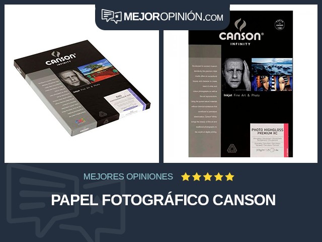 Papel fotográfico Canson