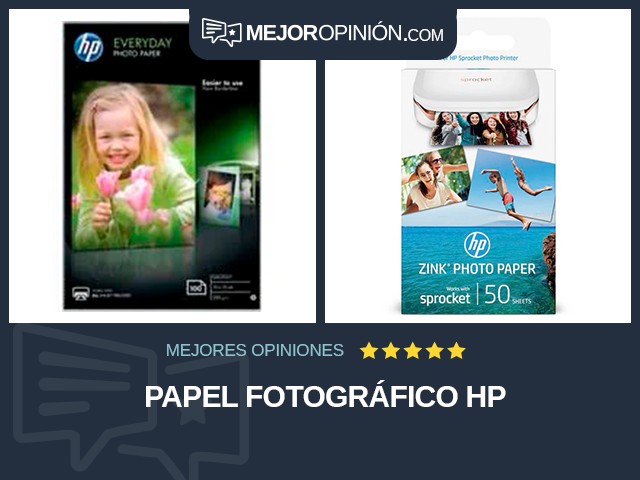 Papel fotográfico HP