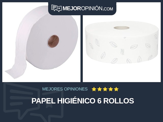 Papel higiénico 6 rollos