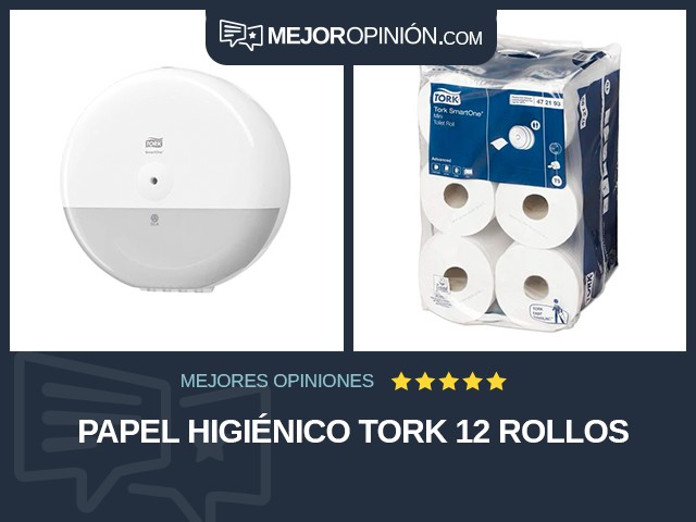 Papel higiénico Tork 12 rollos