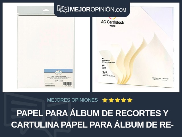 Papel para álbum de recortes y cartulina Papel para álbum de recortes