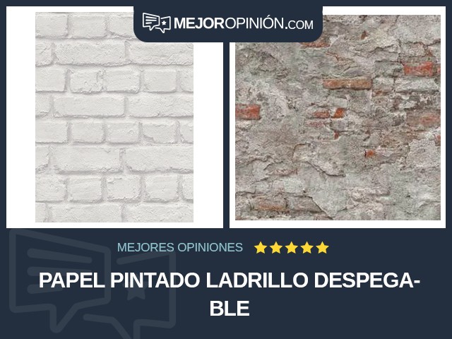 Papel pintado Ladrillo Despegable