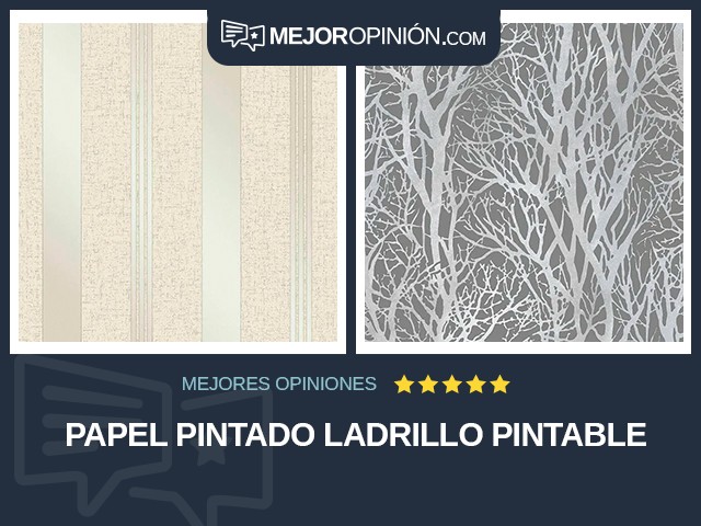 Papel pintado Ladrillo Pintable