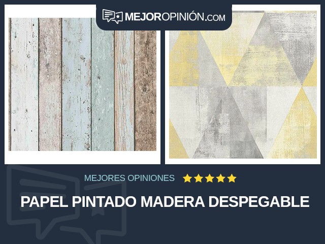 Papel pintado Madera Despegable