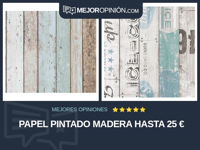 Papel pintado Madera Hasta 25 €