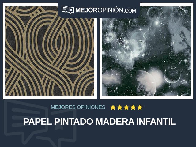 Papel pintado Madera Infantil