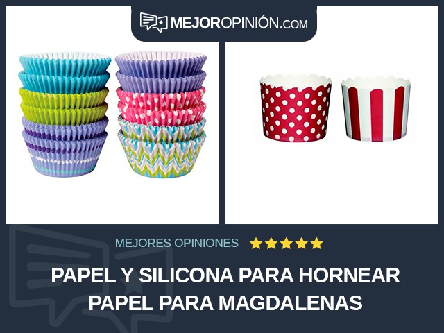 Papel y silicona para hornear Papel para magdalenas