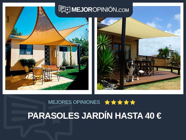 Parasoles Jardín Hasta 40 €