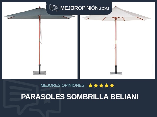 Parasoles Sombrilla Beliani