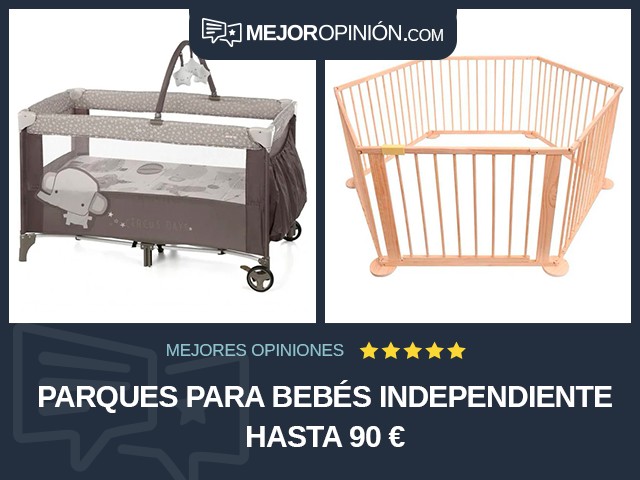 Parques para bebés Independiente Hasta 90 €