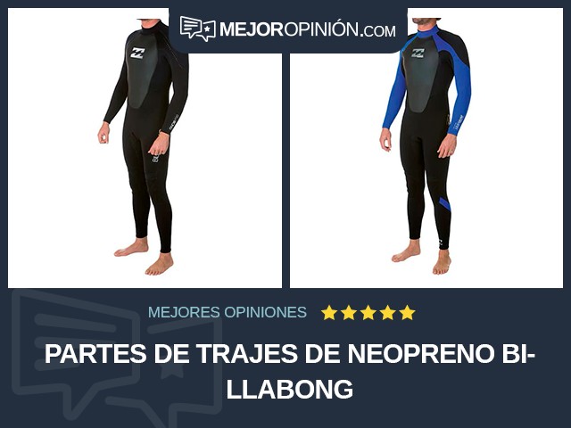 Partes de trajes de neopreno Billabong