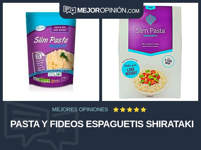 Pasta y fideos Espaguetis Shirataki