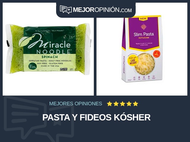 Pasta y fideos Kósher