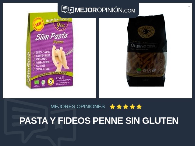 Pasta y fideos Penne Sin gluten